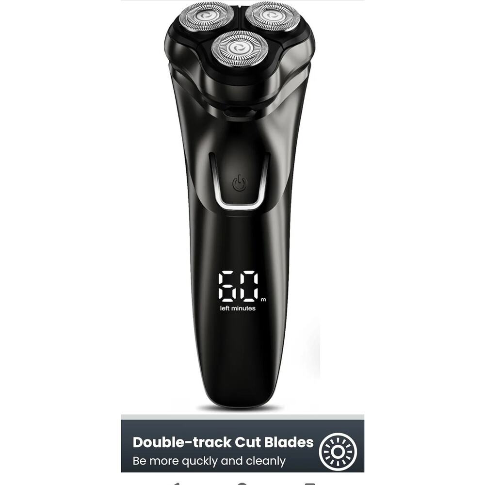 Electric Shaver Rechargeable Wet & Dry Pop-up Trimmer, Waterproof Cordless
